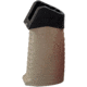 TAC Smooth Pattern Over-Molded AR Pistol Grip, Straight Top, Dark Earth Tan, CS03S1-DE