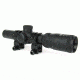 Tacfire 1-4X24 Tri. Illuminated First Focal Scope/Rings/Mil-Dot Reticle / Etched Glass, Black, SCFFP1424M