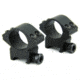 Tacfire 1in Rings/Low Profile Scope Rings, Heavy Duty, Black R03