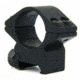 Tacfire 1in Rings/Low Profile Scope Rings, Heavy Duty, Black R03