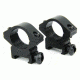 Tacfire 1in Rings/Low Profile Scope Rings, Black R01