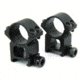 Tacfire 1in Rings/Medium Profile Scope Rings, Heavy Duty, Black R04