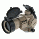 Tacfire 1X30 Tri. Illuminated Dot Sight w/Cantilever Mount, Tan RD004-T