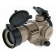 Tacfire 1X30 Tri. Illuminated Dot Sight w/Cantilever Mount, Tan RD004-T