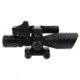 Tacfire 2.5-10X40 Dual Ill. Green Laser Scope w/Mini-Red Dot/Adaptor/Mil-Dot, Black SCGL251040M-D