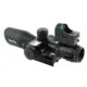 Tacfire 2.5-10X40 Dual Ill. Red Laser Scope w/Mini-Red Dot/Adaptor/Mil-Dot, Black SCRL251040M-D