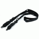 Tacfire 2 Or 1 Point Double Bungee Rifle Sling/Hk Steel Hook, Heavy Duty, Black SL003B