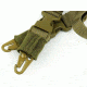 Tacfire 2 Or 1 Point Double Bungee Rifle Sling/Hk Steel Hook, Heavy Duty, Tan SL003T