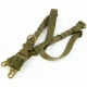 Tacfire 2 Or 1 Point Double Bungee Rifle Sling/Hk Steel Hook, Heavy Duty, Tan SL003T
