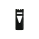 Tacfire .223/5.56 1/2inx28 Thread Door Breacher Muzzle Brake/ Steel, Black, MZ1019