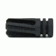 Tacfire .223/.556 1/2inX28 Thread 4 Prong Twist Muzzle Brake w/Crush Washer/Steel, Black MZ1005