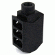 Tacfire .223/.556 1/2inX28 Thread 50 Cal Style Muzzle Brake/Aluminum, Black MZ1013