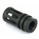 Tacfire .223/.556 1/2inX28 Thread Bird Cage A2 Muzzle Brake/Steel, Black MZ1001-A2