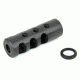 Tacfire .223/.556 1/2inX28 Thread Full Size Muzzle Brake w/Crush Washer, Black MZ1003