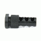Tacfire .223/.556 1/2inx28 Thread Krinkov Hollow Style 3-Piece Muzzle Brake w/Crushwasher/Steel, Black, MZ1015-3P
