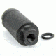 Tacfire .223/.556 1/2inX28 Thread Krinkov Style 1-Piece Muzzle Brake w/Crush Washer/Steel, Black MZ1007