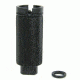 Tacfire .223/.556 1/2inX28 Thread Krinkov Style 1-Piece Muzzle Brake w/Crush Washer/Steel, Black MZ1007