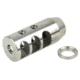 Tacfire .223/.556 1/2inX28 Tpi Compact Size Muzzle Brake w/Crush Washer, Stainless Steel MZ1002SS