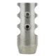 Tacfire .223/.556 1/2inX28 Tpi Compact Size Muzzle Brake w/Crush Washer, Stainless Steel MZ1002SS