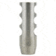Tacfire .223/.556 1/2inX28 Tpi Compact Size Muzzle Brake w/Crush Washer, Stainless Steel MZ1002SS
