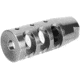 Tacfire .223/.556 1/2inX28 Tpi Compact Size Muzzle Brake w/Crush Washer, Stainless Steel MZ1002SS