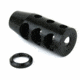 Tacfire .223/.556 1/2inX28 Tpi Compact Size Muzzle Brake w/Crush Washer/Steel, Black MZ1002