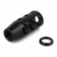 Tacfire .223/.556 1/2inX28 Tpi Compact Size Muzzle Brake w/Crush Washer/Steel, Black MZ1002