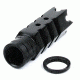 Tacfire .308 5/8inX24 Thread Shark Muzzle Brake w/Crush Washer/Steel, Black MZ1004-3B