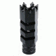 Tacfire .308 5/8inX24 Thread Shark Muzzle Brake w/Crush Washer/Steel, Black MZ1004-3B