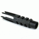 Tacfire .308 5/8inX24 Thread Spike Style Cnc Machined Muzzle Brake/Parkerized Steel, Black MZ1012-3B, EDEMO1
