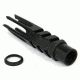 Tacfire .308 5/8inX24 Thread Spike Style Cnc Machined Muzzle Brake/Parkerized Steel, Black MZ1012-3B, EDEMO1