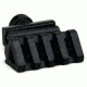 Tacfire .45 Degree Offset Picatinny Rail Mount w/Thumb Screw, Black MAR055