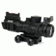 Tacfire 4X32 Tri-Ill. Scope w/Fo Sight/Rapid Ranging, Black SCDFO432-R