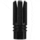 TacFire AR-15 6-Prong Muzzle Brake, 5.56x45mm NATO, 1/2x28, Black Oxide Black, MZ1005-N