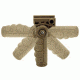 Tacfire 5 Position Ergonomic Foldable Locking Grip w/Storage, Tan VG07-T