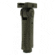 Tacfire 5 Position Foldable Grip w/Double Switch Housin &amp; Storage, Green VG04-OD