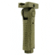 Tacfire 5 Positon Foldable Grip w/Double Switch Housing &amp; Storage, Tan VG04-T