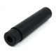 Tacfire 7.62/39mm 14-1 Left Hand Thread On 6in Muzzle Brake/Steel, Black MZ2006L