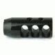 Tacfire 7.62/39mm 14-1 Left Hand Tpi Compact Size Muzzle Brake/Steel, Black MZ2002