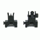 TacFire Offset Deployable Iron Sight, Dual Aperture/Spring-Loaded, Black, IS002