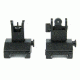 TacFire Offset Deployable Iron Sight, Dual Aperture/Spring-Loaded, Black, IS002