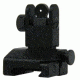 Tacfire AR Rear Flip-Up Iron Sight w/Dual Aperture/Spring-Loaded, Black IS007