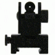Tacfire AR Rear Flip-Up Iron Sight w/Dual Aperture/Spring-Loaded, Black IS007