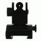 Tacfire AR Rear Flip-Up Iron Sight w/Dual Aperture/Spring-Loaded, Black IS007
