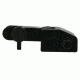 Tacfire AR Rear Flip-Up Iron Sight w/Dual Aperture/Spring-Loaded, Black IS007