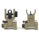 Tacfire AR Same Plane Flip-Up Iron Sight, Tan IS001-T