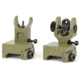 Tacfire AR Same Plane Flip-Up Iron Sight, Tan IS001-T