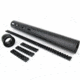 Tacfire AR10/.308 Carbon Fiber Free Float Hand Guard/Detachable Rails/Extended Length 16.5in, Black HG06-308-16.5