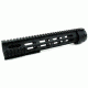 Tacfire AR10 Free Float Quad Rail/Detachable Rails/12in Rifle Length, Black HG03-308-12