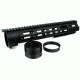 Tacfire AR10 Free Float Quad Rail/Detachable Rails/12in Rifle Length, Black HG03-308-12
